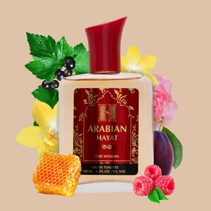 

Туалетная вода для женщин Arabian hayat, по мотивам Attar Hayatti, 100 мл