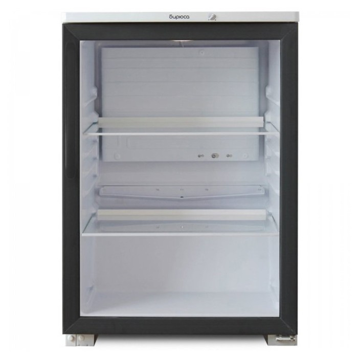 Холодильная витрина Бирюса B152, класс А, 152 л, бело-чёрная