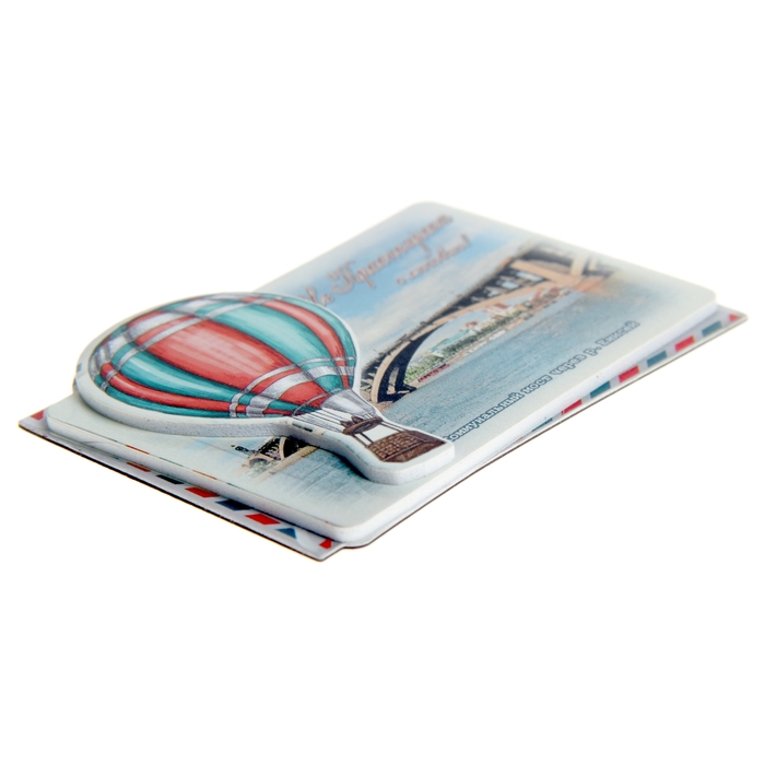 Магнит с воздушным шаром «Из Красноярска с любовью»