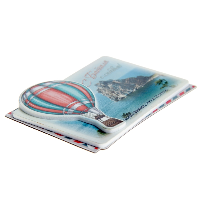 Магнит с воздушным шаром «С Байкала с любовью»