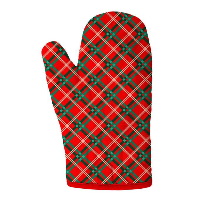 Прихватка-рукавица «Шотландка», размер 18x28 см прихватка рукавица размер 18x28 см