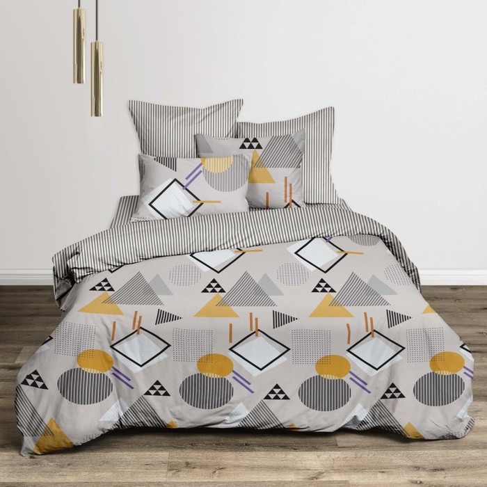 

Постельное бельё 1.5 сп, размер 150x220 см, 145x215 см, 50x70 см - 2 шт