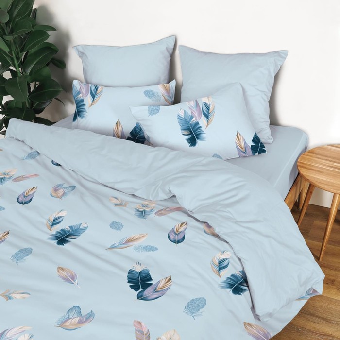 

Постельное бельё 1.5 сп, размер 150x220 см, 145x215 см, 50x70 см - 2 шт