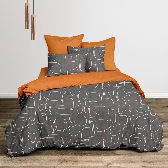 

Постельное бельё 1.5 сп, размер 150x220 см, 145x215 см, 70x70 см - 2 шт