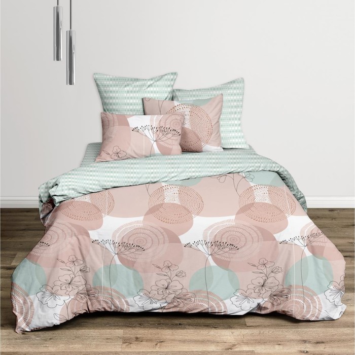 

Постельное бельё евро, размер 220x240 см, 215x220 см, 50x70 см - 2 шт