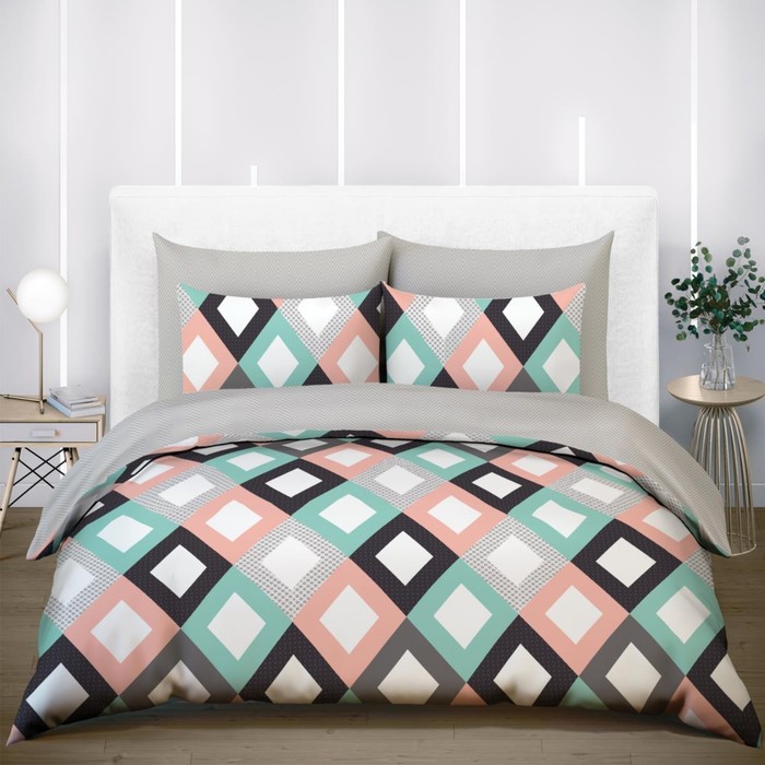 

Постельное бельё дуэт, размер 220x240 см, 145x215 см - 2 шт, 70x70 см - 2 шт