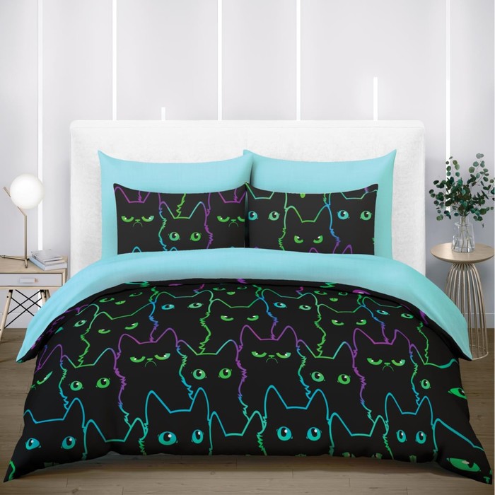 

Постельное бельё дуэт, размер 220x240 см, 145x215 см - 2 шт, 70x70 см - 2 шт