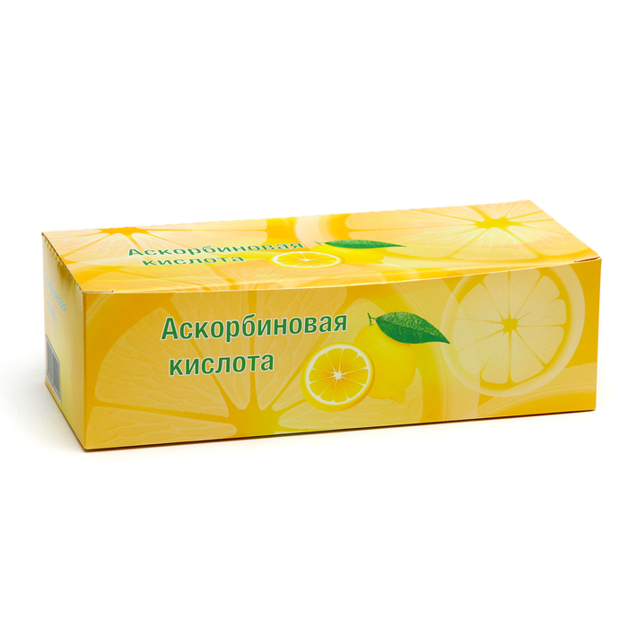 Аскорбиновая кислота с сахаром Экотекс, 30 упаковок по 10 таблеток аскорбиновая кислота со вкусом ананаса экотекс 10 таблеток по 2 9 г