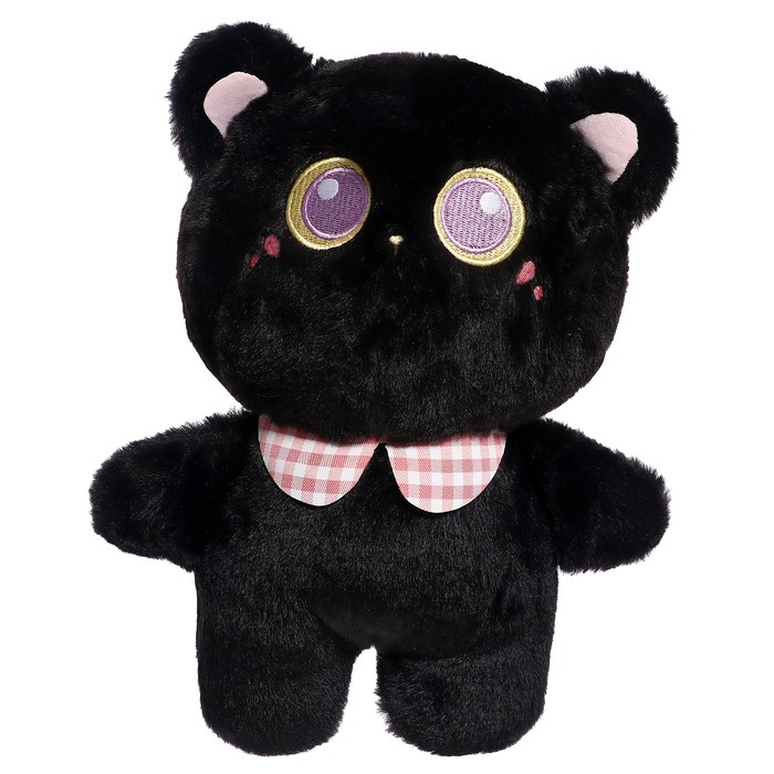 Мягкая игрушка Котик, 23 см, цвет черный