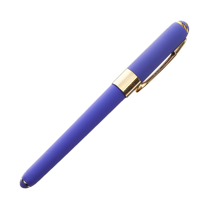 

Ручка шариковая, 0.5 мм, BrunoVisconti MONACO, стержень синий, корпус Soft Touch лиловый, в футляре