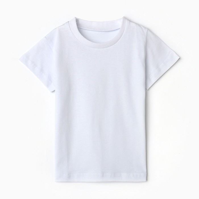 Футболка детская, цвет белый рост 110-116 см детская футболка гавайи 116 белый