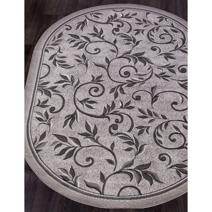 

Ковёр овальный Silver d230, размер 110x60 см, цвет light gray