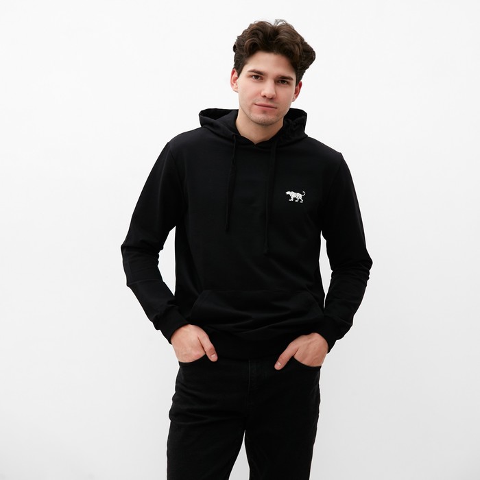 

Толстовка мужская с капюшоном MIST Men's casual размер 54, черный