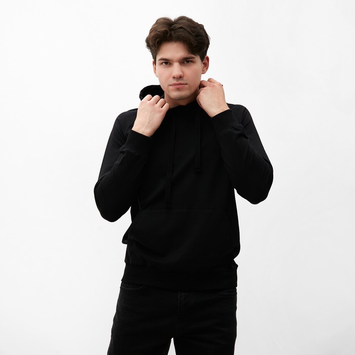 

Толстовка мужская с капюшоном MIST Men's casual размер 54, черный