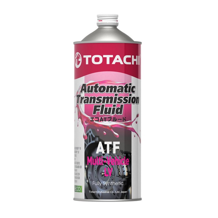 Масло трансмиссионное Totachi ATF Multi-Vehicle LV, синтетическое, 1 л масло трансмиссионное totachi atf multi vehicle lv синтетическое 20 л