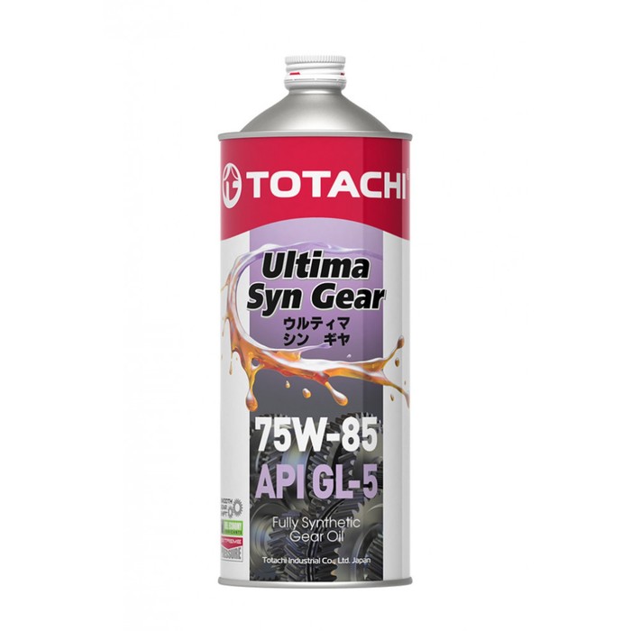 фото Масло трансмиссионное totachi ultima syn gear 75w-85, gl-5, синтетическое, 1 л