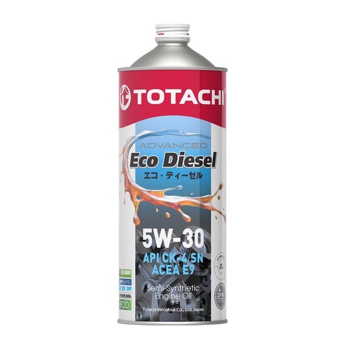 фото Масло моторное totachi eco diesel 5w-30, ck-4/сj-4/sn, полусинтетическое, 1 л