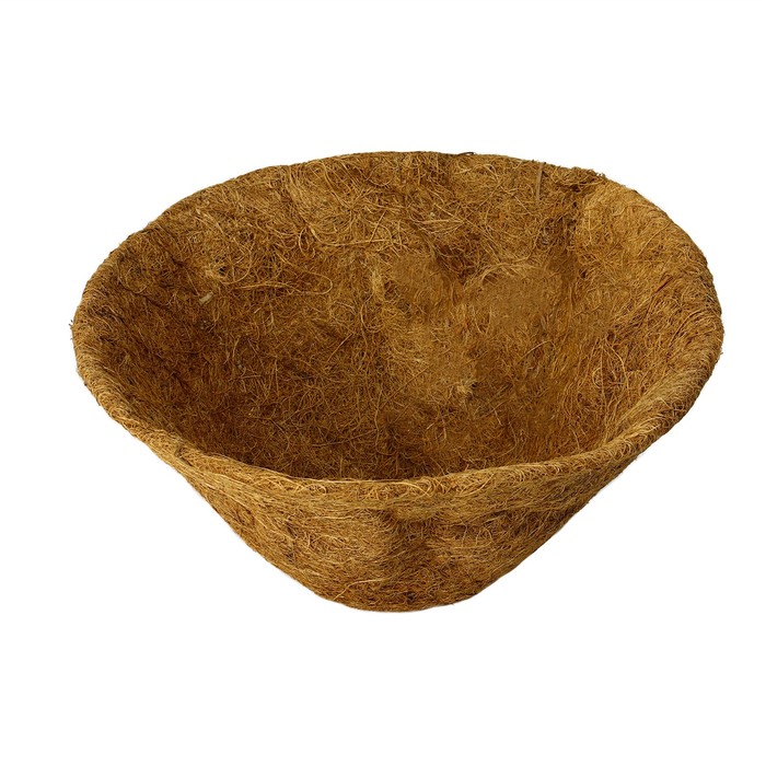 Вкладыш в кашпо, d = 35 см, из кокосового волокна, «Конус», Greengo
