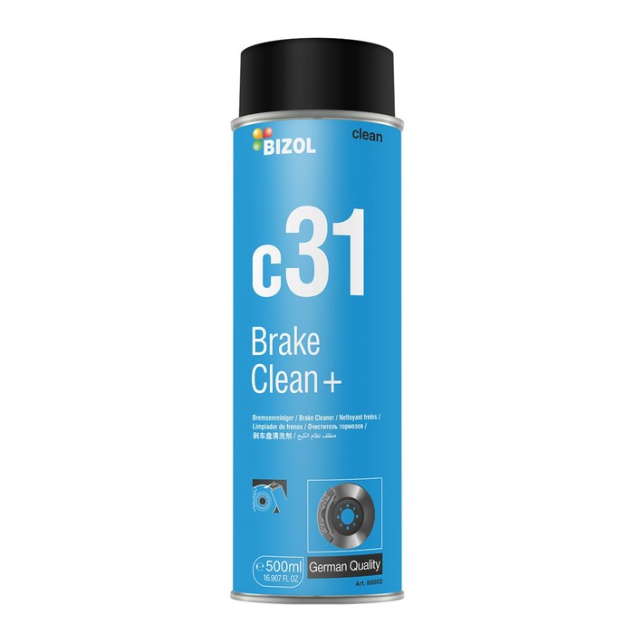 очиститель тормозов l ross brake cleaner Очиститель тормозов BIZOL Brake Clean + C31, 500 мл