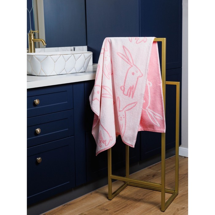 Полотенце махровое Fluffy, размер 70х130 см, цвет розовый полотенце махровое 70х130 унисон resort розовый