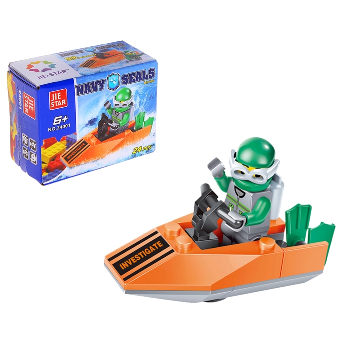 Конструктор «Морские исследователи: гидроцикл», 24 детали