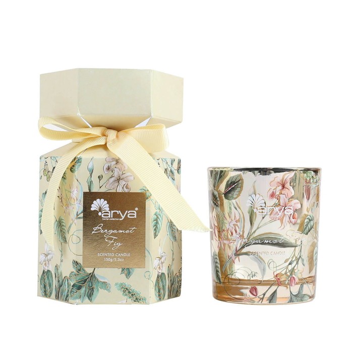 

Свеча ароматическая Arya Home Bergamot & Fig, 200 г