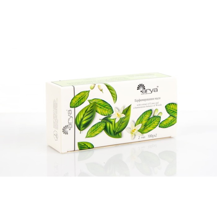 

Мыло Arya Home Lime, цвет зелёный, 100 г, 2 шт
