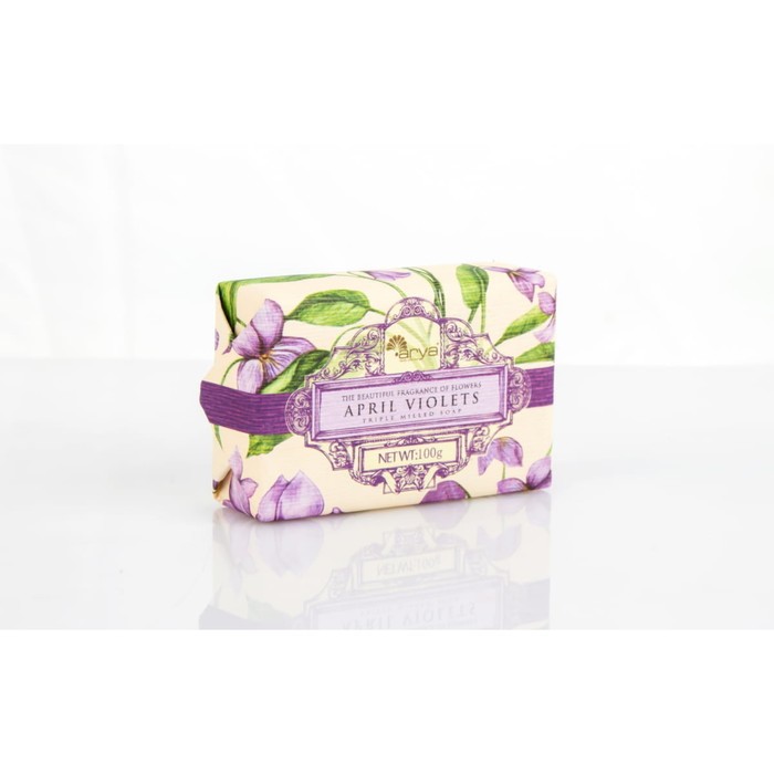 

Мыло Arya Home April Violets, цвет белый, 100 г