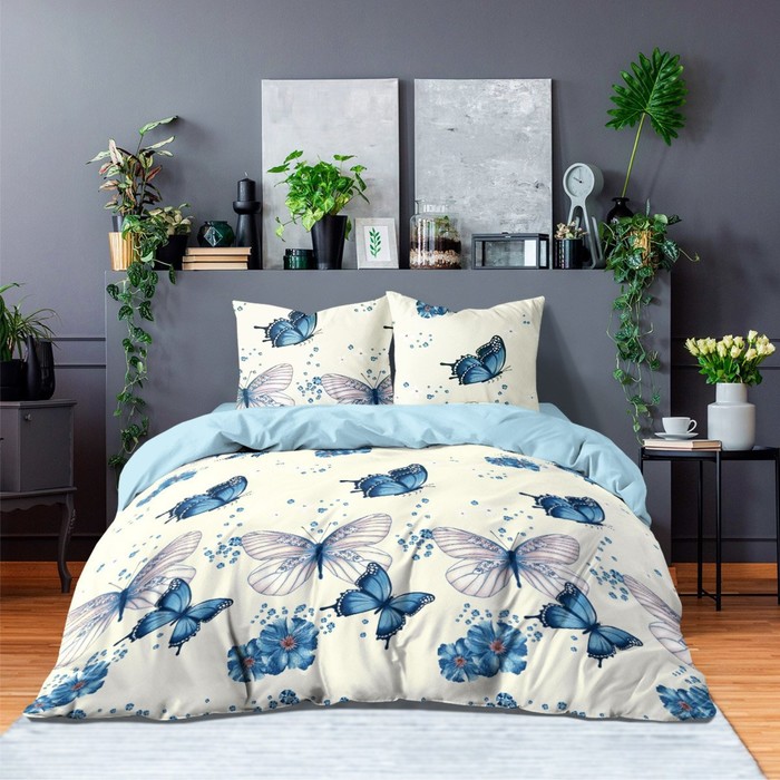 

Постельное бельё 1.5 сп, размер 150x215 см, 145x215 см, 70x70 см - 2 шт