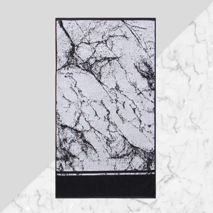 Полотенце махровое Этель Granite, 70х130 см, 100% хлопок, 420гр/м2 полотенце махровое этель люблю маму и папу 70х130 см 100% хлопок 420гр м2