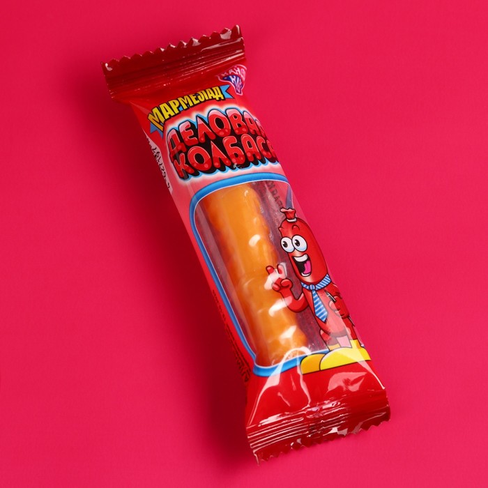 Мармелад-сосиска в коробке 