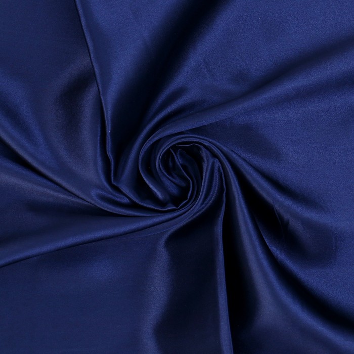 

Лоскут сатина, цвет тёмно-синий, 100 × 150см, 100% п/э