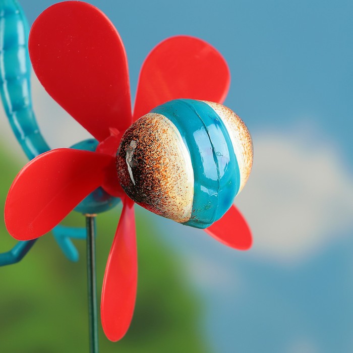 Декоративный штекер "Пчёлка-фея" с пропеллером, микс