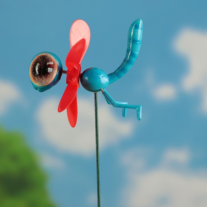 Декоративный штекер "Пчёлка-фея" с пропеллером, микс