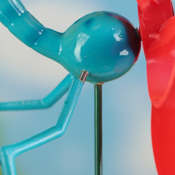 Декоративный штекер "Пчёлка-фея" с пропеллером, микс