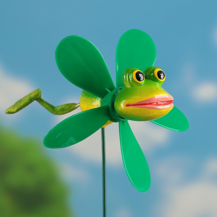 Декоративный штекер "Лягушонок" с пропеллером, микс