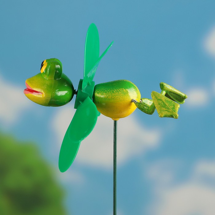 Декоративный штекер "Лягушонок" с пропеллером, микс