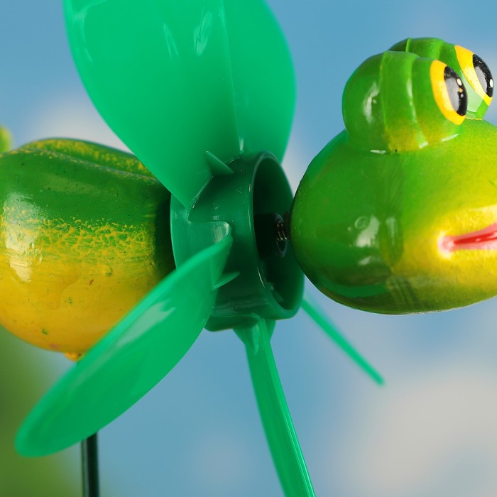 Декоративный штекер "Лягушонок" с пропеллером, микс