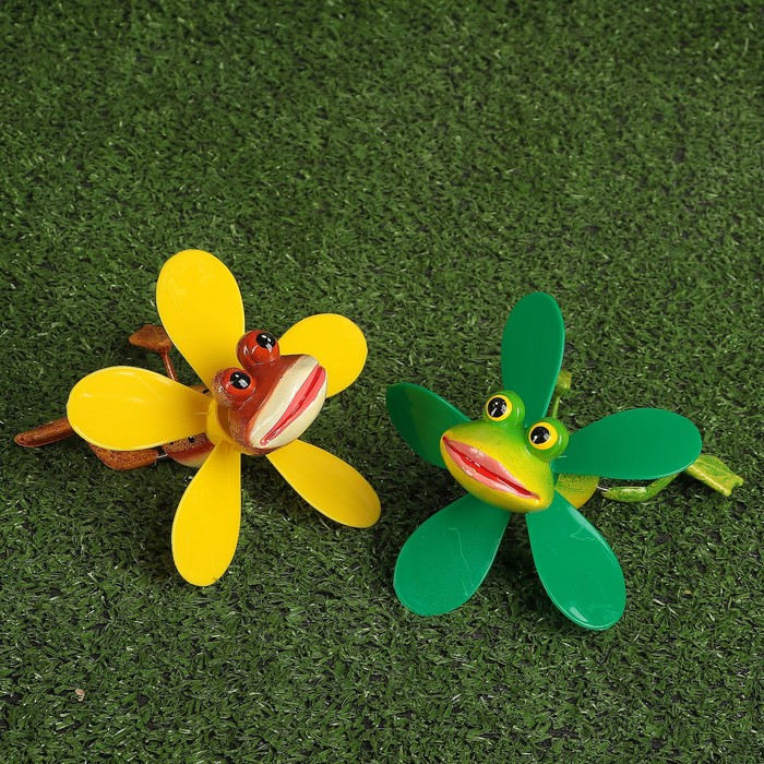 Декоративный штекер "Лягушонок" с пропеллером, микс