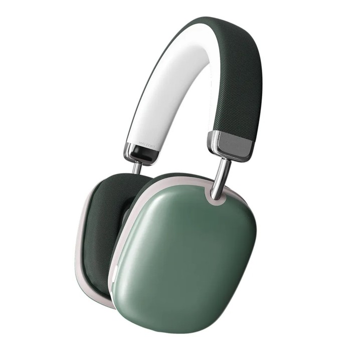 фото Наушники беспроводные sy-bt 1632, полноразмерные, микрофон, bt5.3, aux, 400 мач, зелёные