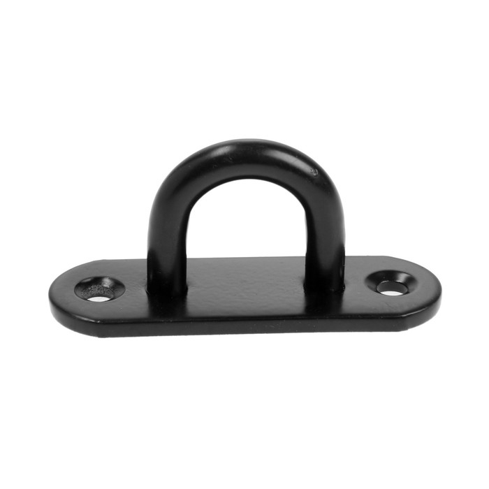 фото Кронштейн тундра для крепления тросов 2,5 см, цвет черный