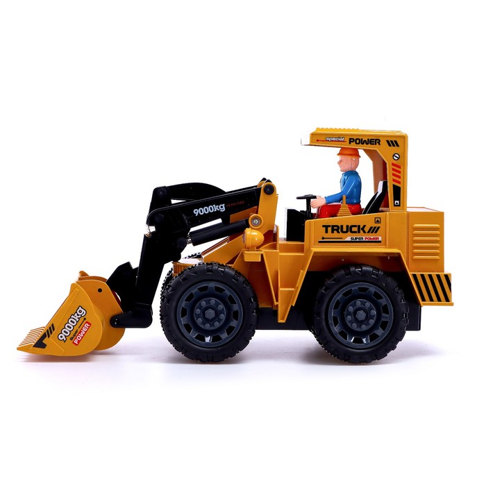 Трактор радиоуправляемый "Погрузчик", звук, свет, работает от аккумулятора