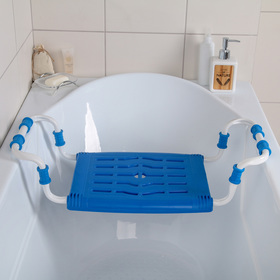 Сиденье для ванны раздвижное, цвет синий от Сима-ленд