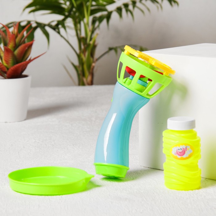 Мыльные пузыри "Чудо-вентилятор" с тарелкой, 60 мл, МИКС