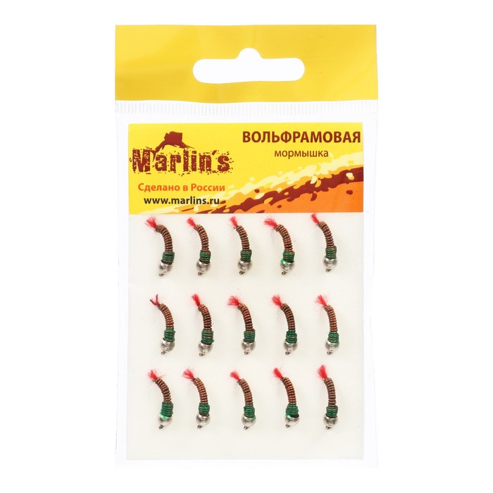 

Мормышка вольфрам Marlin's Лесотка, 4 мм, 0.65 г, красный 12, цвет никель, 15 шт.