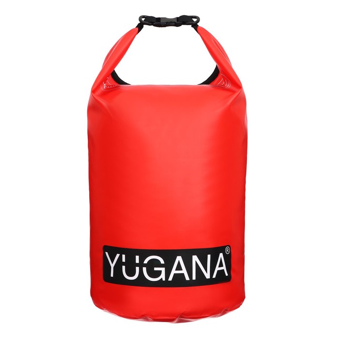 Гермомешок YUGANA, ПВХ, водонепроницаемый 40 литров, два ремня, красный