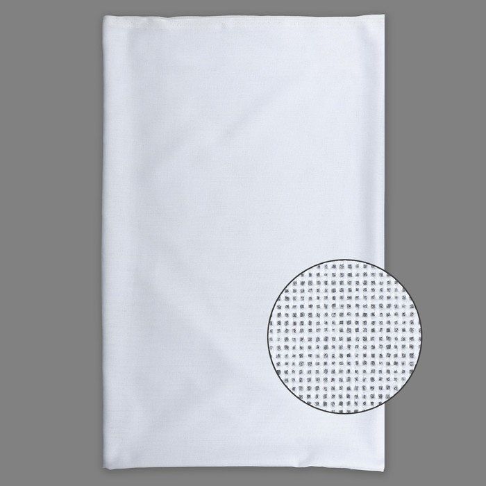 Канва для вышивания, равномерного переплетения, 100 × 150 см, цвет белый sima land канва для вышивания равномерного переплетения 100 × 150 см цвет белый