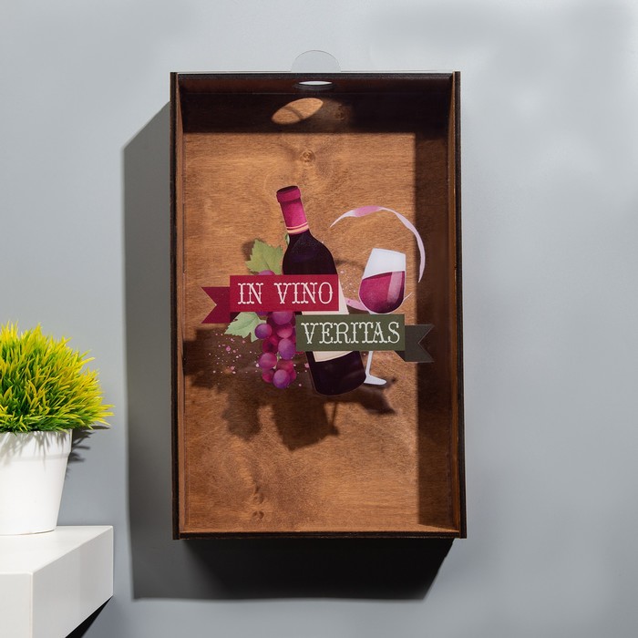 Копилка для винных пробок In vino veritas 33х20х2,5 см копилка для винных пробок элементы