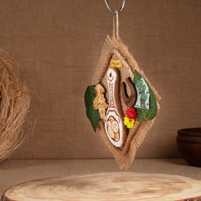 

Панно "Ложка с подковой" , 14 х 14см