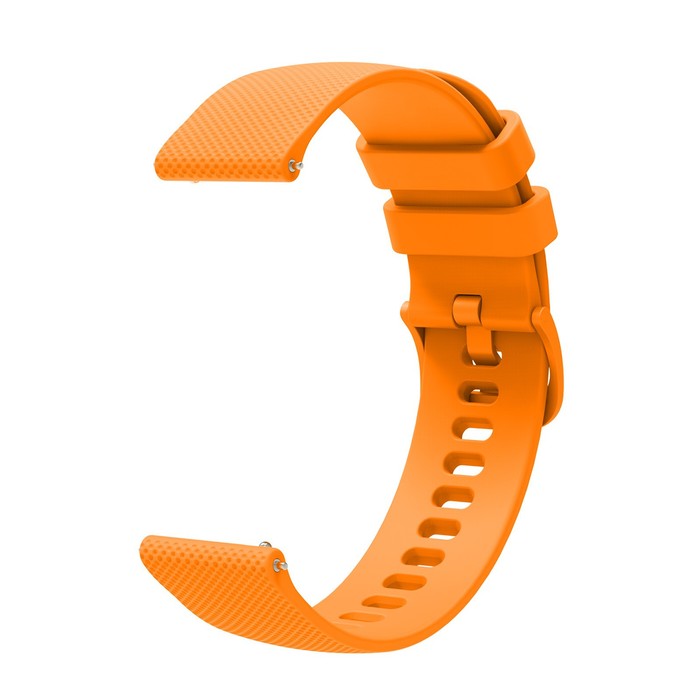 Ремешок для часов, 22 мм, силикон, оранжевый ремешок нейлоновый gsmin woven nylon 22 для ticwatch e2 красно оранжевый